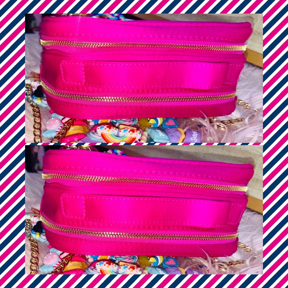 Authentic Prada Candy 🍭Cosmetic Case - Turned Into Crossbody Bag - Picture 9 of 13